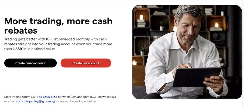 Boost Your Trading with IG's Monthly Cash Rebates – Up to $250 per Million Traded